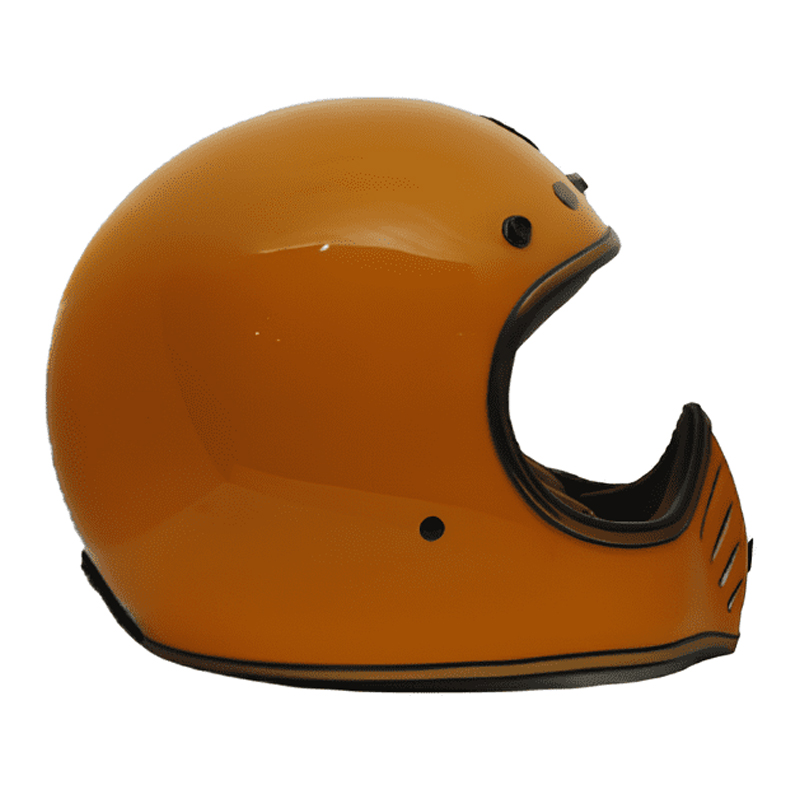 CASCO PARA MOTO - ROYAL H-01 / AMARILLO / BRILLO - Imagen 2