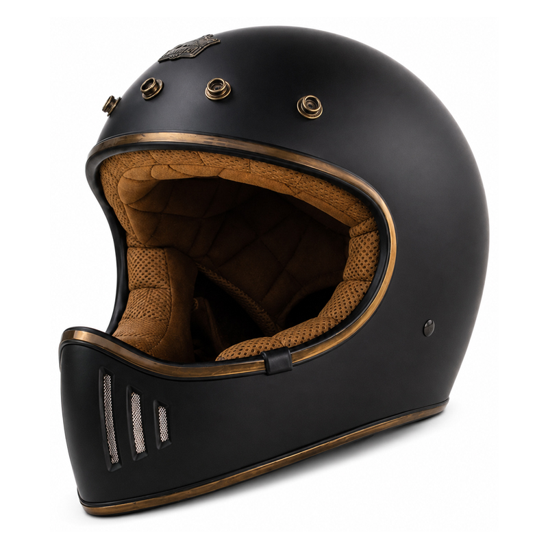 CASCO PARA MOTO - ROYAL M-141 / NEGRO / MATE