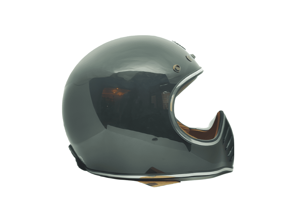 CASCO PARA MOTO - ROYAL H-01 / NEGRO / BRILLO - Imagen 2