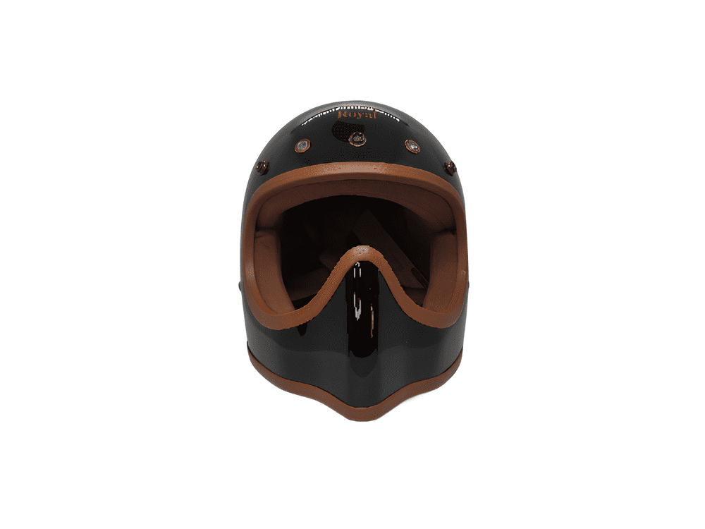CASCO PARA MOTO / ROYAL M-140 / NEGRO / BRIILLO