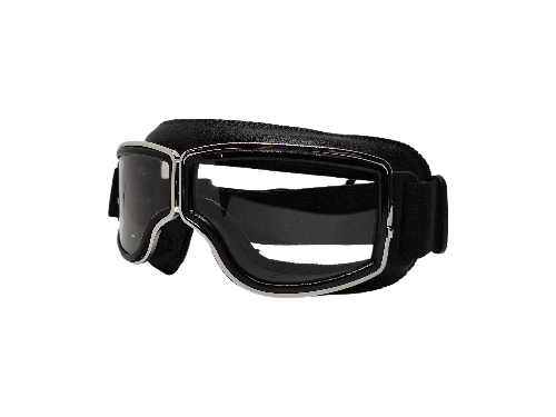 ROYAL - GOGGLE RETRO / NEGRO / LUNA TRANSPARENTE
