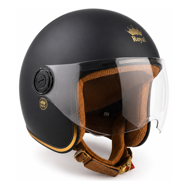 CASCO PARA MOTO - ROYAL M-20K / NEGRO / MATE