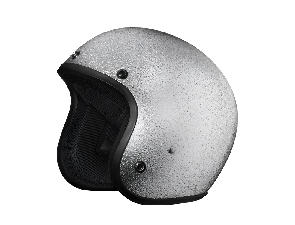 CASCO PARA MOTO - DAYTONA / SILVER / METAL FLAKE