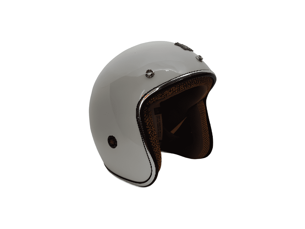 CASCO PARA MOTO - ROYAL M-20C / BLANCO / BRILLO