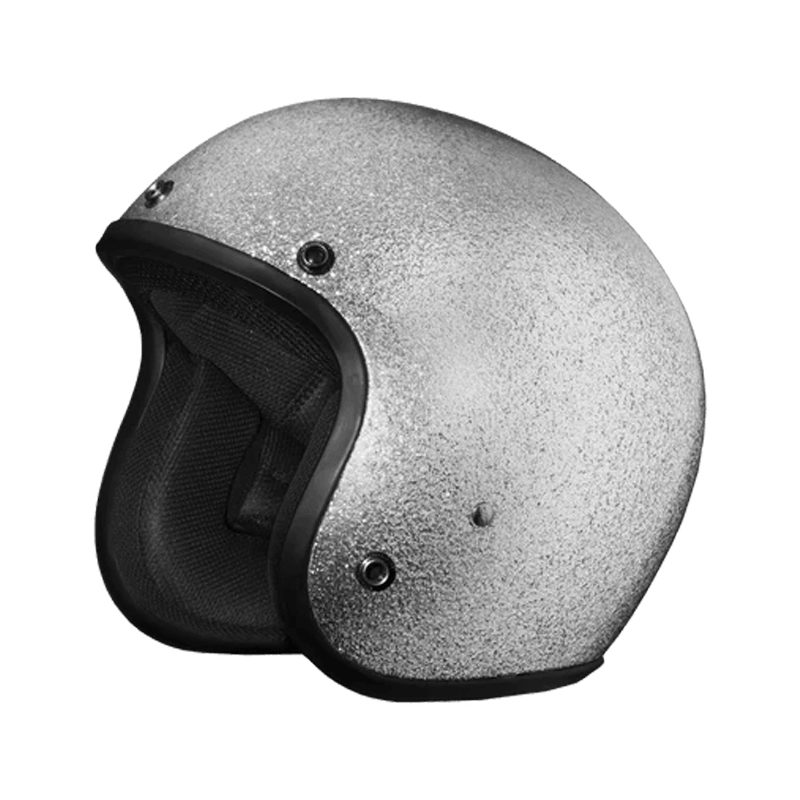CASCO PARA MOTO - DAYTONA / SILVER / METAL FLAKE