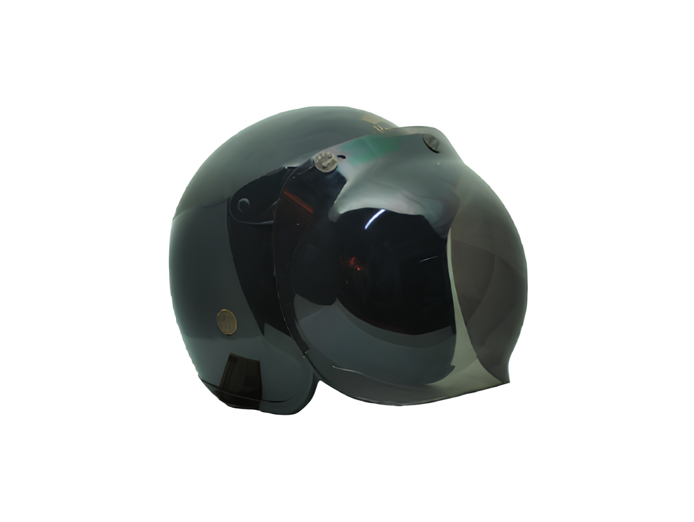 BURBUJA PARA CASCO DE MOTO - ROYAL / NEGRO