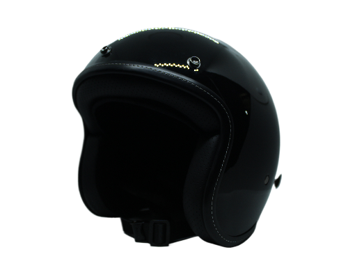 CASCO PARA MOTO – ITACA – IMOLA / NEGRO / BRILLO
