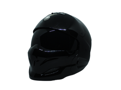 CASCO PARA MOTO – ITACA – SPA / NEGRO / BRILLO