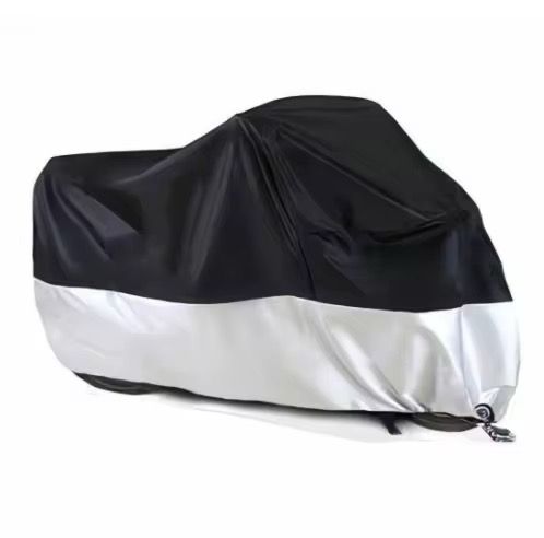 COBERTOR PARA MOTO - ITACA - NEGRO Y PLATA