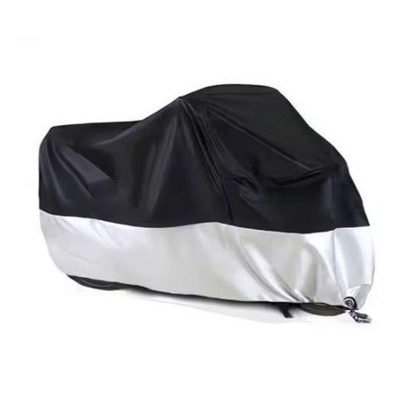 COBERTOR PARA MOTO - ITACA - NEGRO Y PLATA