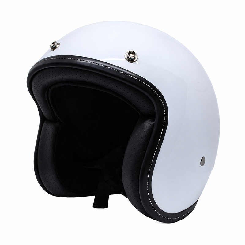 CASCO PARA MOTO – ITACA – IMOLA / BLANCO / BRILLO