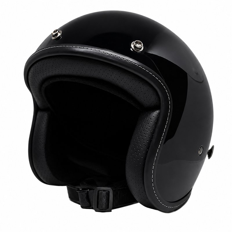 CASCO PARA MOTO – ITACA – IMOLA / NEGRO / BRILLO