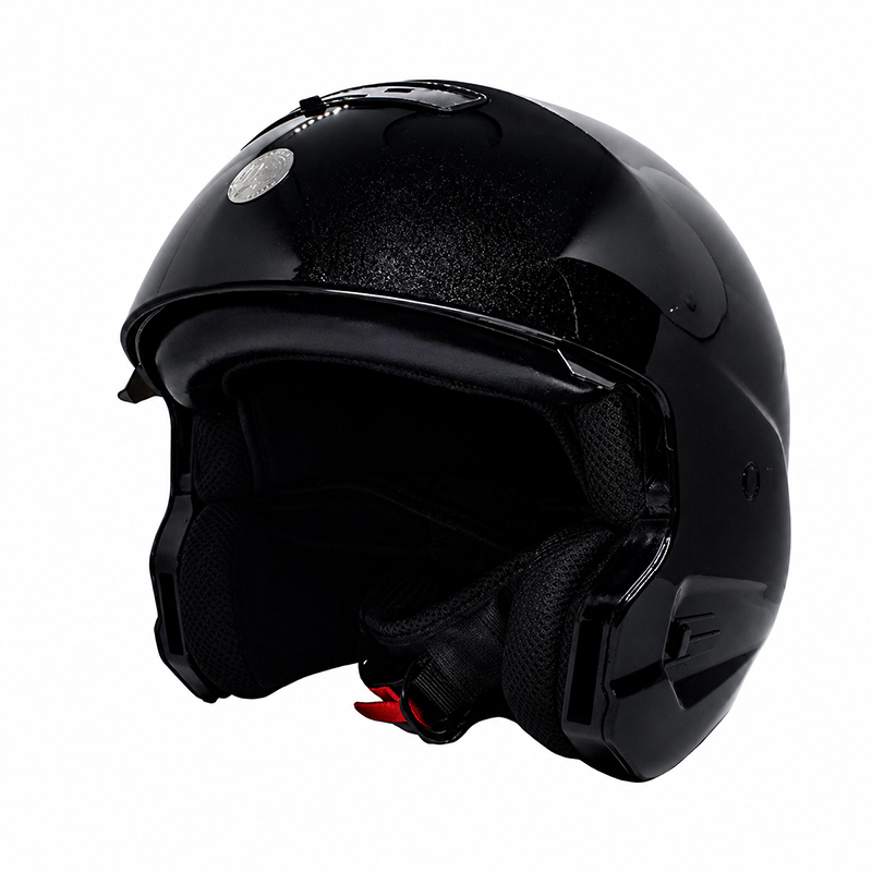 CASCO PARA MOTO – ITACA – SPA / NEGRO / BRILLO - Imagen 2