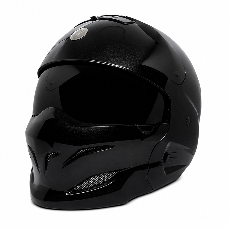 CASCO PARA MOTO – ITACA – SPA / NEGRO / BRILLO